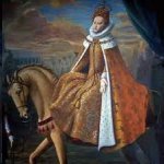 Elizabeth on a horse